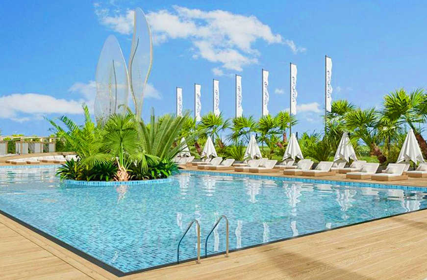 Новый пляж с круглогодичным бассейном откроют в Сочи к 1 июня 